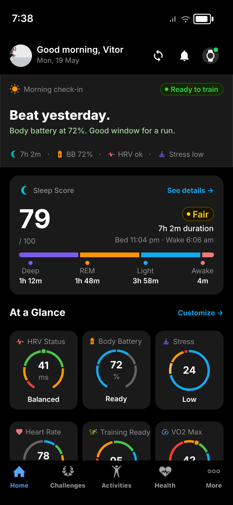 Garmin home redesign