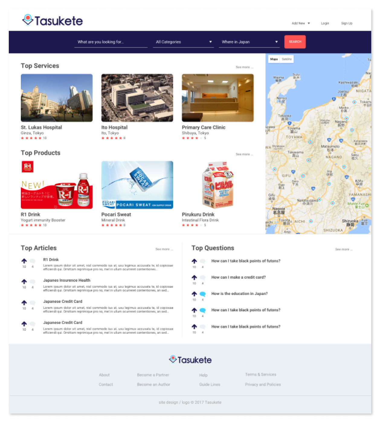 Tasukete directory